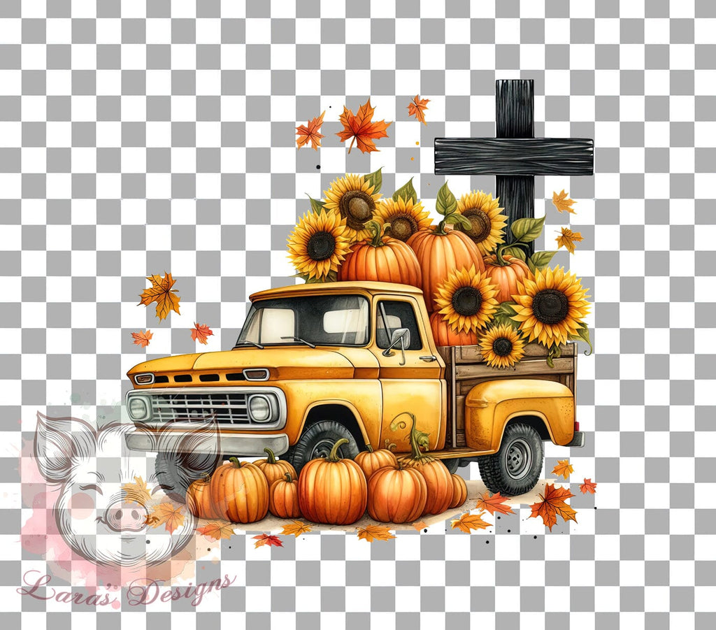 Christian Fall Design, Autumn Faith PNG, Religious Fall Sublimation ...