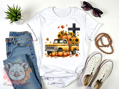 Christian Fall Design, Autumn Faith PNG, Religious Fall Sublimation, Fall Bible Verse PNG, Jesus Autumn PNG, Faith-Based Fall Clipart, Digital Download Sublimation Lara' s Designs 