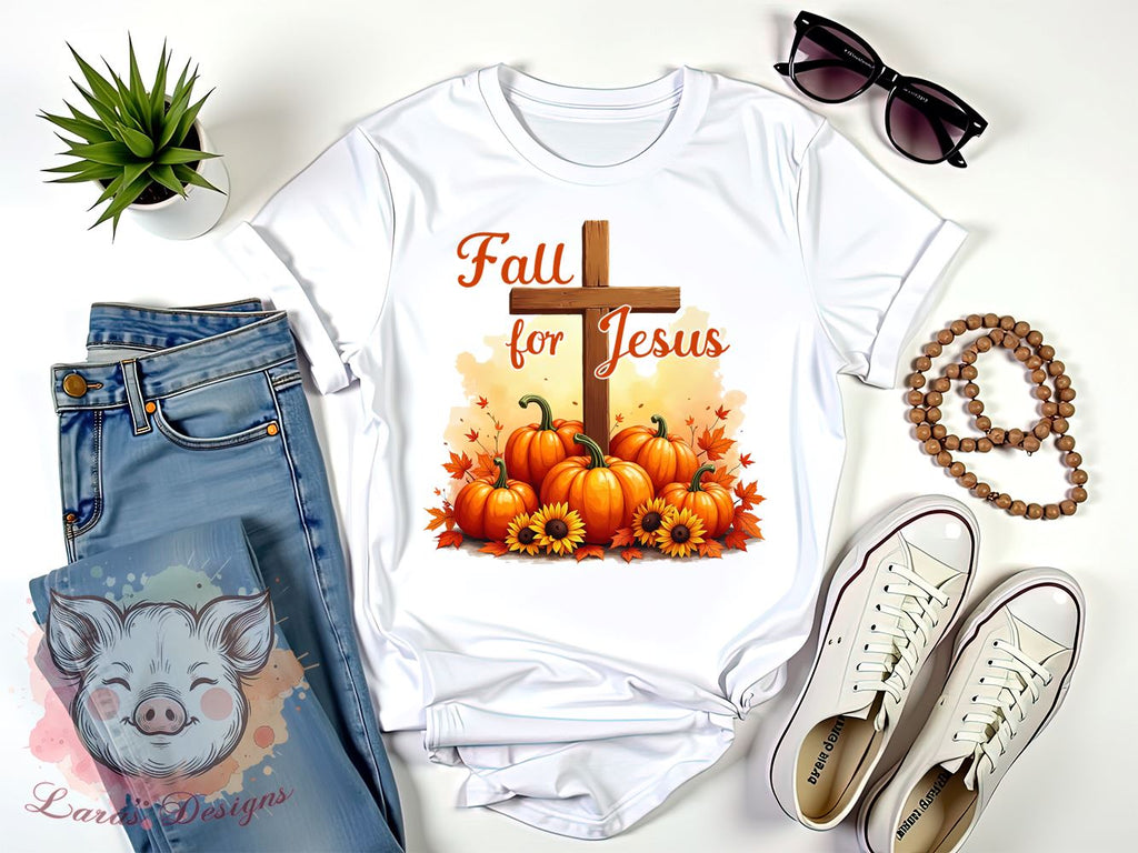 Christian Fall PNG, Religious Autumn Design, Fall Faith PNG, Jesus Fall ...