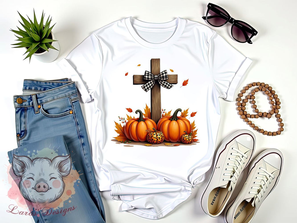 Christian Fall PNG, Religious Autumn Design, Fall Faith PNG, Jesus Fall ...