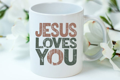 Christian Jesus Quote Boho Design PNG Sublimation Bundle SVG FiveStarCrafting 