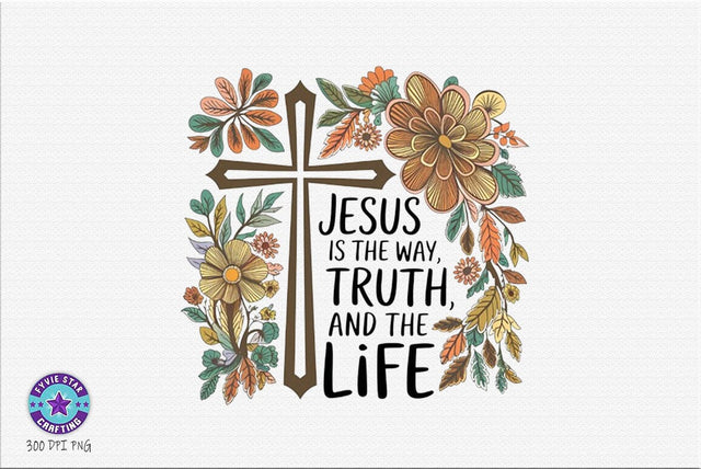 Christian Jesus Quote Boho Design PNG Sublimation SVG FiveStarCrafting 