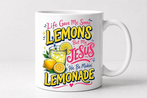 Christian Lemonade Quote PNG | Faith Sublimation Digital Download SVG BillahCrafts 