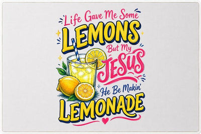 Christian Lemonade Quote PNG | Faith Sublimation Digital Download SVG BillahCrafts 