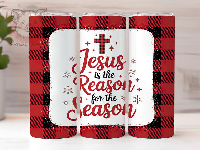Christian Nativity Xmas Tumbler, Jesus Holiday Wrap, Faith-Based Sublimation Design, Religious Christmas Cup, 20Oz Skinny Tumbler Wrap, Nativity Theme Mug, Spiritual Holiday Message Sublimation Lara' s Designs 