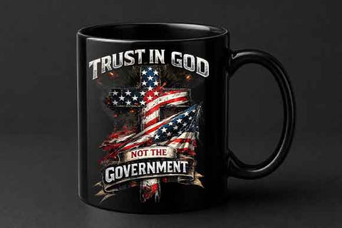 Christian Patriotic PNG American Flag Cross Sublimation Design SVG BillahCrafts 