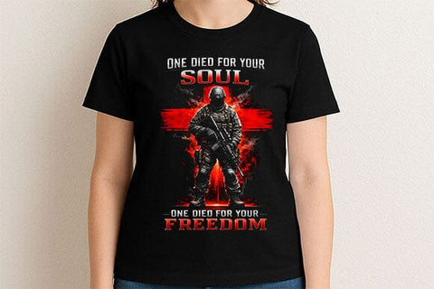 Christian Patriotic PNG Faith And Freedom Soldier Design SVG BillahCrafts 