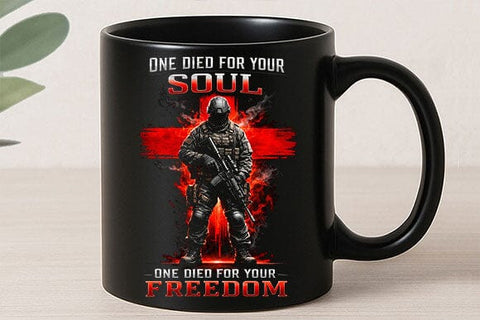 Christian Patriotic PNG Faith And Freedom Soldier Design SVG BillahCrafts 