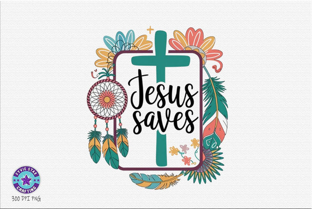 Christian Quote Boho Design PNG Sublimation SVG FiveStarCrafting 