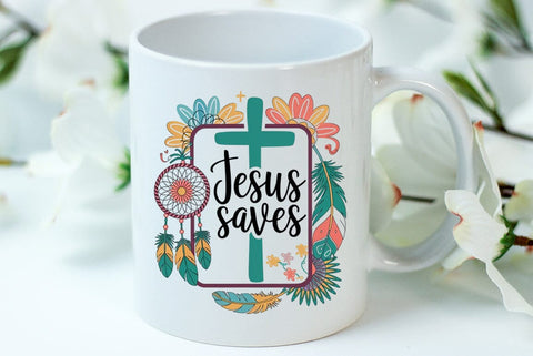 Christian Quote Boho Design PNG Sublimation SVG FiveStarCrafting 