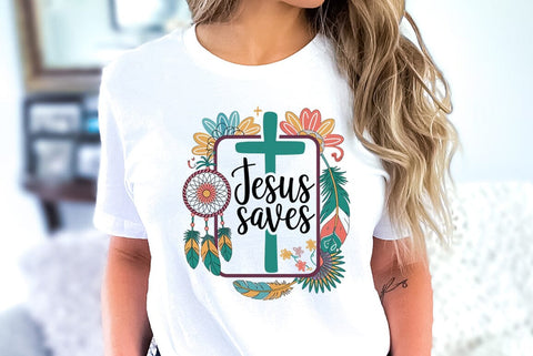Christian Quote Boho Design PNG Sublimation SVG FiveStarCrafting 