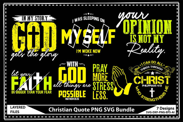Christian Quote PNG SVG Bundle SVG shah alam 