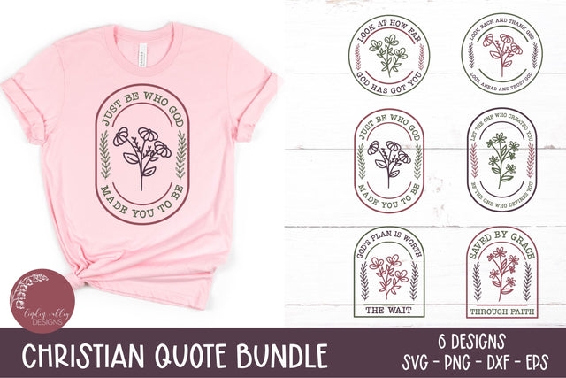 Christian Quote SVG Bundle SVG Linden Valley Designs 