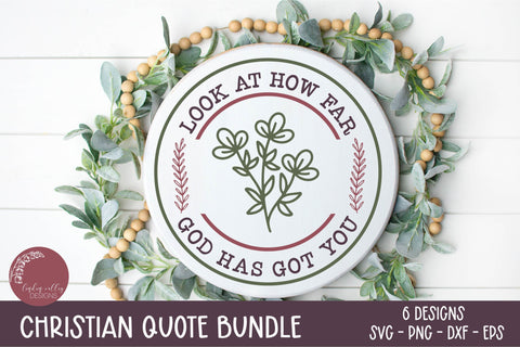 Christian Quote SVG Bundle SVG Linden Valley Designs 