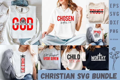 Christian Quote SVG Design Bundle, Religious SVG, Jesus Tshirt SVG FiveStarCrafting 