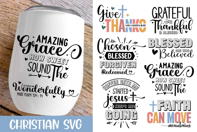 Christian Quotes Svg Bundle / 20 Designs,bible verse svg bundle,Best Seller,SVGs,Quotes and Sayings,Food & Drink,On Sale, Print & Cut SVG designmaster24 