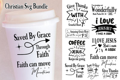Christian Quotes Svg Bundle,Best Seller,SVGs,Quotes and Sayings,Food & Drink,On Sale, Print & Cut SVG designmaster24 