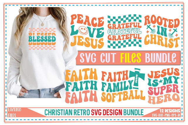 Christian Retro SVG Bundle Vol-02 SVG Craftlabsvg24 