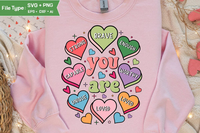 Christian Self Love Valentine's Day Png, Valentine's Day Svg Bundle, Valentine Quote Svg, SVGs, Food & Drink, Print & Cut, Quotes and Sayings SVG DesignPlante 503 