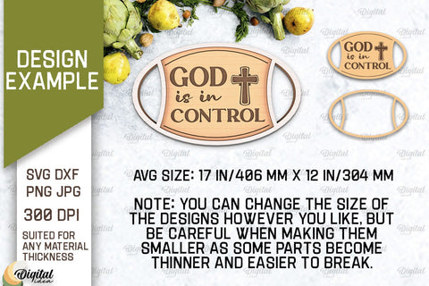 Christian Serving Tray Laser Cut. Christian Quotes SVG SVG Evgenyia Guschina 