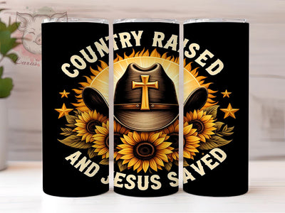 Christian Southern Western Cowgirl 20oz Tumbler Png, Straight & Tapered Tumbler Png, Jesus Saved Tumbler Png, Digital Download PNG Sublimation Lara' s Designs 
