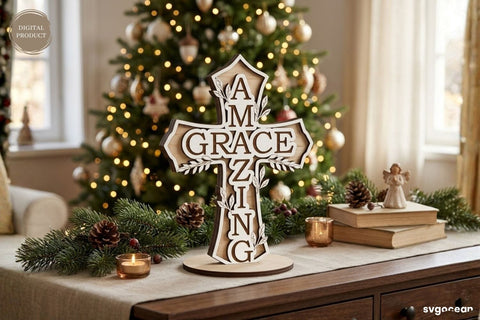 Christian Standing Cross SVG Bundle SVG SvgOcean 