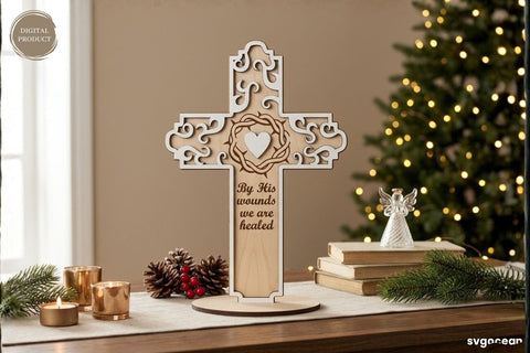 Christian Standing Cross SVG Bundle SVG SvgOcean 