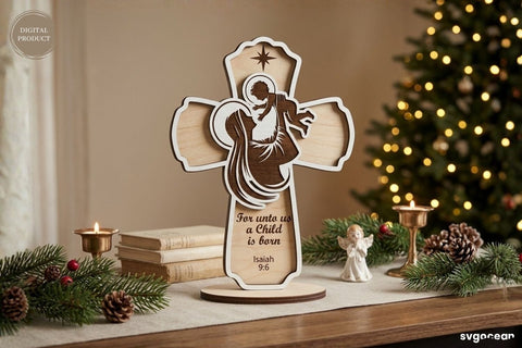 Christian Standing Cross SVG Bundle SVG SvgOcean 