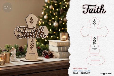 Christian Standing Cross SVG Bundle SVG SvgOcean 