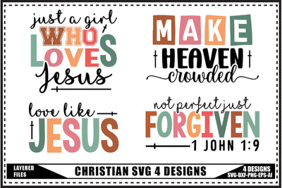 Christian Svg 4 Designs, Religious Svg, God Svg SVG shah alam 