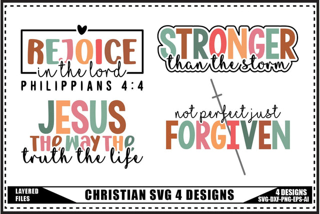 Christian Svg 4 Designs, Religious Svg, God Svg SVG shah alam 