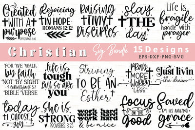 Christian SVG Bundle | Faith Bundle SVG Crafty Ideas 