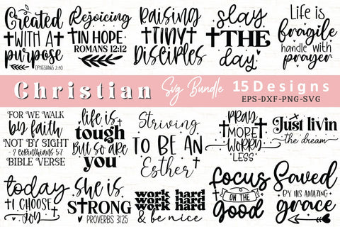 Christian SVG Bundle | Faith Bundle SVG Crafty Ideas 