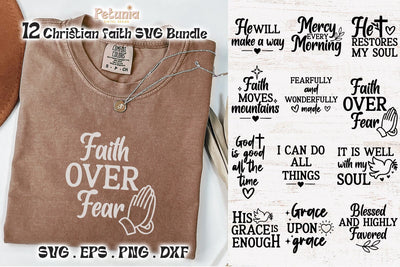 Christian SVG Bundle | Faith SVG SVG Petunia Digital Design 