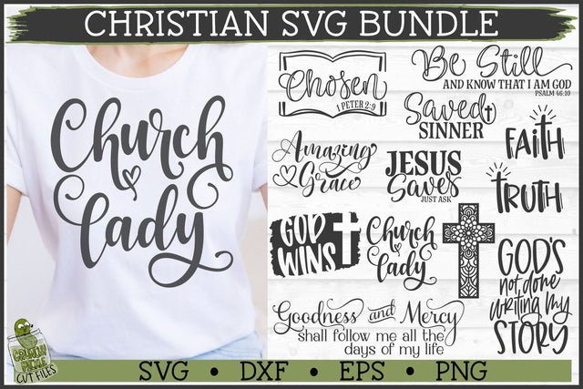 Christian SVG Bundle SVG Crunchy Pickle 
