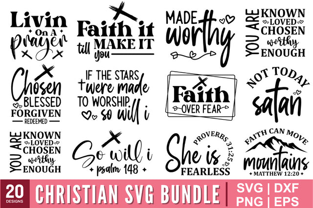 Christian SVG Bundle SVG Designangry 