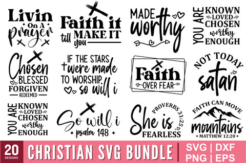 Christian SVG Bundle SVG Designangry 
