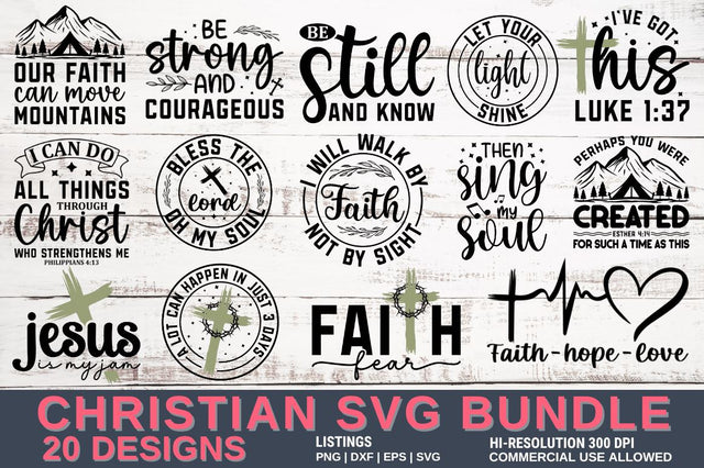 Christian SVG Bundle SVG Designangry 