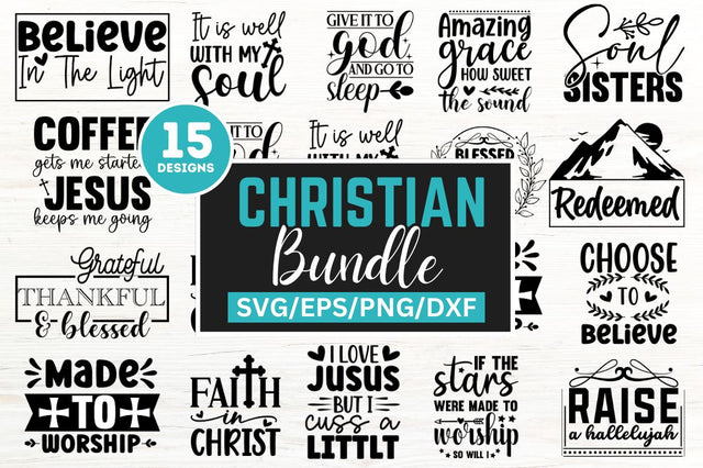 Christian SVG Bundle SVG Designangry 