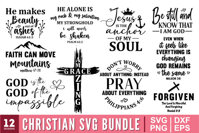 Christian SVG Bundle SVG Designangry 