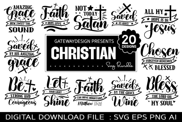 Christian Svg Bundle SVG designmaster24 