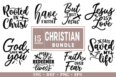 Christian SVG Bundle SVG Rupkotha 