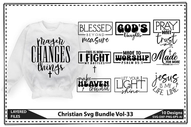Christian Svg Bundle Vol-33 SVG shah alam 