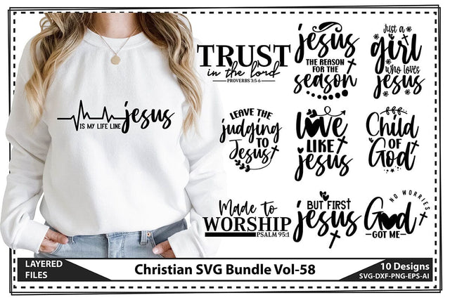 Christian SVG Bundle Vol-58 SVG shah alam 