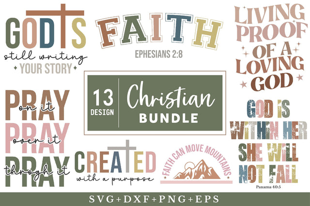 Christian SVG Design Bundle SVG Rupkotha 