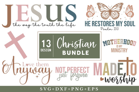 Christian SVG Design Bundle SVG Rupkotha 