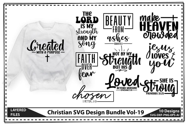 Christian SVG Design Bundle Vol-19 SVG shah alam 