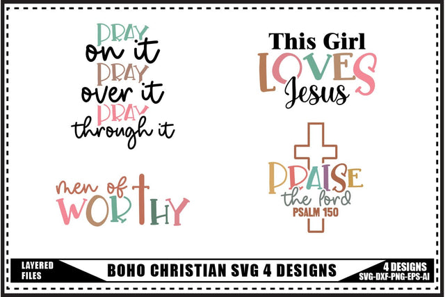 Christian Svg, Faith Svg 4 Designs SVG shah alam 