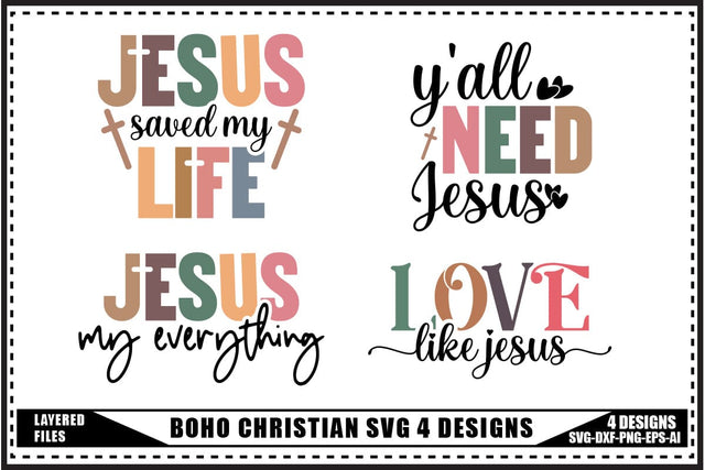 Christian Svg, Faith Svg 4 Designs SVG shah alam 