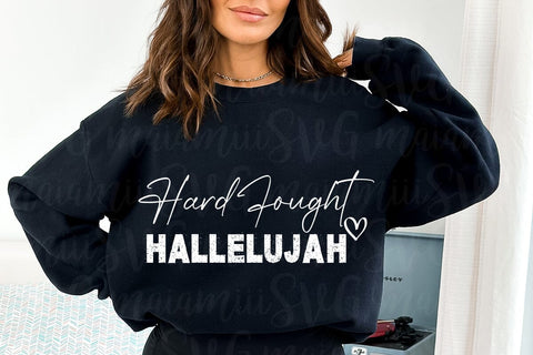 Christian Svg, Hard Fought Hallelujah SVG MaiamiiiSVG 